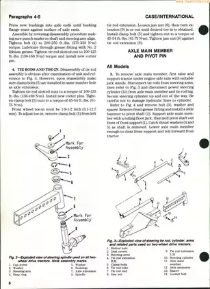 CASE International 1896-2096 Tractor Service Manual Preview image 5