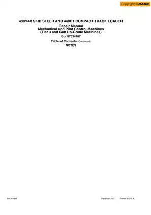 430/440 Skid Steer and 440CT Compact Repair Manual Preview image 4