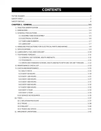 2004-2014 Kioti Daedong CK25, CK30, CK25H, CK30H tractor workshop manual Preview image 2