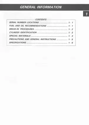 1989-1997 Suzuki Katana 600 GSX-600F service manual Preview image 3