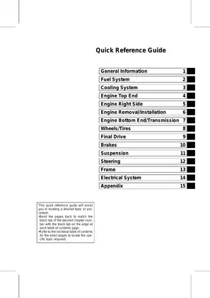 2001-2013 Kawasaki KX100 service manual Preview image 3