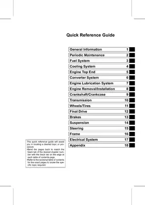 2003-2007 Kawasaki mule 3010 diesel service manual Preview image 3