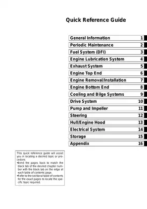 2005-2007 Kawasaki STX-12F service manual Preview image 3