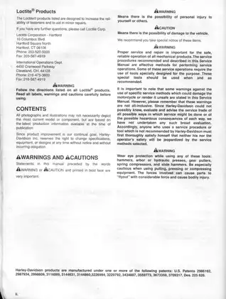 1997-1998 Harley Davidson Softail: Fat Boy, Softail Custom, Springer Softail, Bad Boy Softail service manual Preview image 5