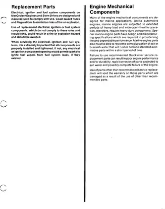 Comprehensive MerCruiser Marine Engine Service Manual (MCM Series) Preview image 4