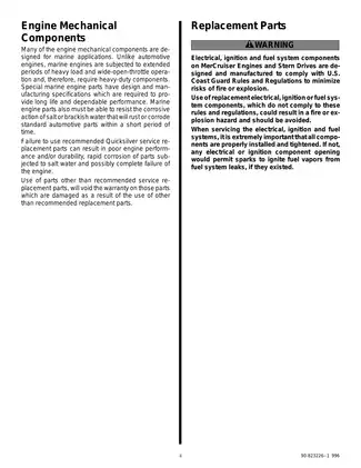 MerCruiser V-6 262 CID (4.3L) Service Manual and Repair Guide Preview image 3