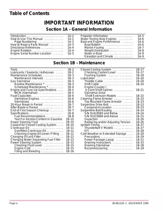 Mercury MerCruiser 262 CID (4.3L) Engine Service Manual Preview image 5
