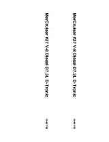 1998–2002 MerCruiser V-8 Diesel D7.3L D-Tronic Factory Service Manual #27 (P/N 90-861784 998) – preview page 2