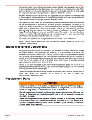 Comprehensive Service Manual for Mercury Bravo Sterndrive Units Preview image 2