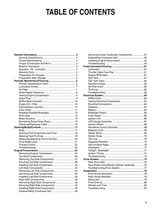 2014 Arctic Cat 150 all models ATV service manual Preview image 3