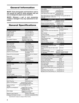 2014 Arctic Cat 150 all models ATV service manual Preview image 4