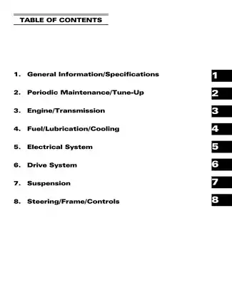 2013 Arctic Cat Prowler XT/XTX/XTZ Service Manual & Troubleshooting Guide Preview image 4
