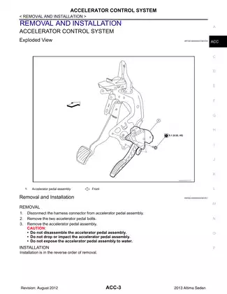 2013 Nissan Altima shop manual Preview image 3