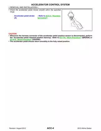 2013 Nissan Altima shop manual Preview image 4