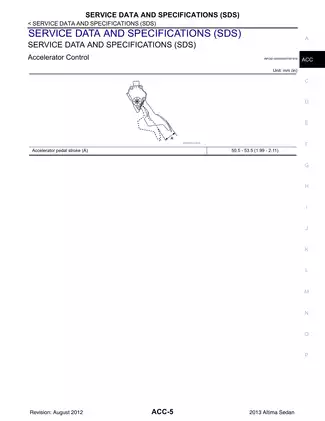 2013 Nissan Altima shop manual Preview image 5