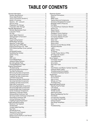 2013 Arctic Cat 450 ATV Service Manual - Comprehensive Guide for Maintenance & Repair Preview image 3