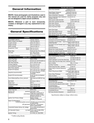 2013 Arctic Cat Wildcat 4 all models ATV service manual Preview image 4