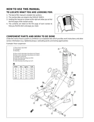 Comprehensive Suzuki LT-Z250 Mechanical Service Manual (2005-2009) Preview image 3