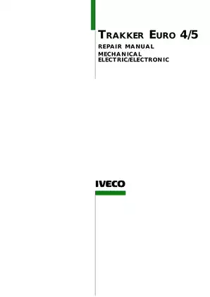 2004-2013 Iveco Trakker Euro 4, Euro 5 (18-72T) repair manual