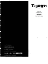 2010–2013 Triumph Tiger 800, 800 (ABS), 800XC & 800XC (ABS) Service Manual (PN 3856760) – preview page 1