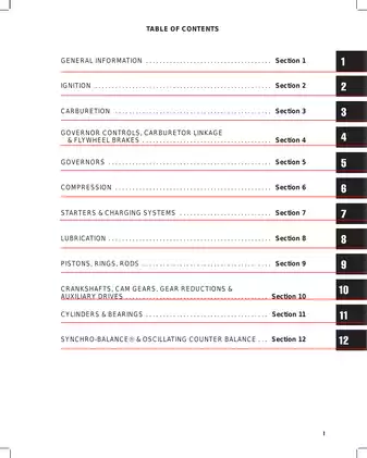 Briggs & Stratton Single Cylinder L-Head engine repair manual Preview image 1