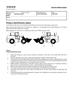 Volvo L120C wheel loader service repair manual Preview image 2