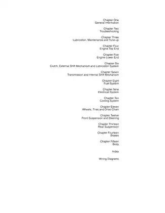 Clymer Suzuki DR-Z400E, S & SM Service Repair Manual (2000-2006) Preview image 3