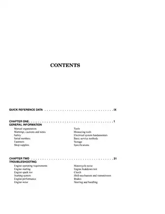 Clymer Suzuki DR-Z400E, S & SM Service Repair Manual (2000-2006) Preview image 4