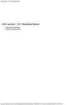 2012–2013 Mazda CX-5 Bodyshop Manual (9999-95-033B-13) – preview page 1