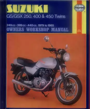 Suzuki GS & GSX 250/400 Twins Owners Workshop Manual - Comprehensive Guide