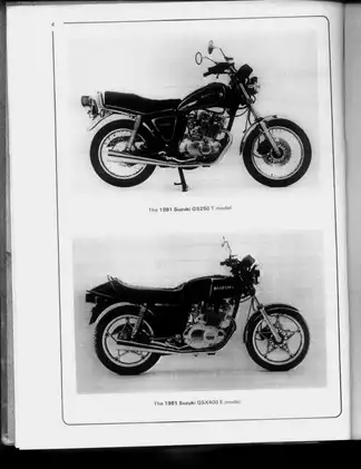 1979-1985 Suzuki GS, GSX, 250, 400, 450 Twins service manual Preview image 5