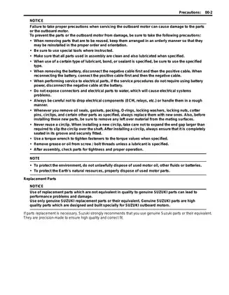 Suzuki DF15A/DF20A Outboard Motor Service Manual Preview image 4