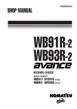 Komatsu WB91R-2 / WB93R-2 Backhoe Loader Factory Service & Repair Manual (P/N WEBM000404) – preview page 1