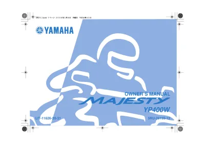 2005–2007 Yamaha Majesty YP400 Service & Repair Manual (P/N LIT-11616-18-38, LIT-11626-20-31)