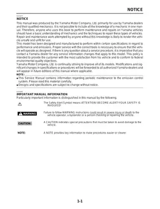 2008-2013 Yamaha WR250R, WR250X service, owner´s manual Preview image 4