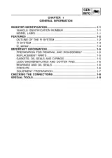 2009 Yamaha Zuma 125 Service Manual (P/N LIT-11616-22-71) – preview page 2