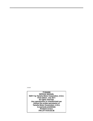 2012-2013 Yamaha TT-R50, TTR-50EB service + owner´s manual Preview image 2