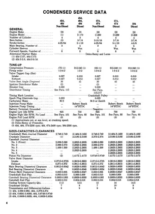 International Harvester Series 454-674 Shop Manual - Complete Guide for Troubleshooting and Repairs Preview image 4