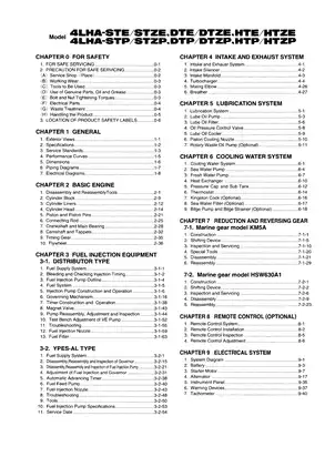 Yanmar 4LHA series marine diesel engine service manual Preview image 5