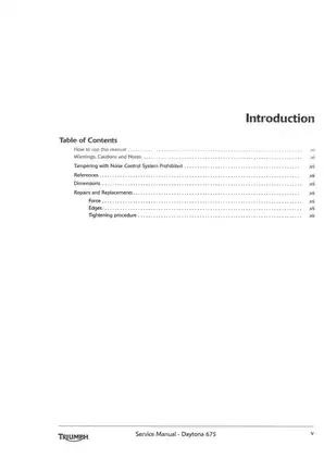 2006-2011 Triumph Daytona 675 manual Preview image 5