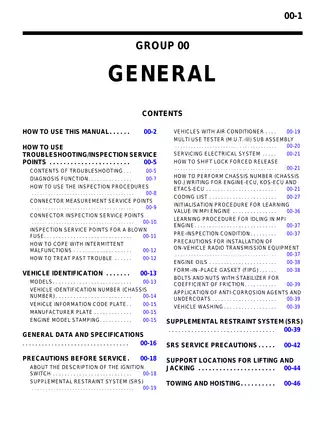 2013-2015 Mitsubishi Outlander service repair manual Preview image 1