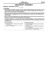2013–2015 Mitsubishi Outlander (GF-Series) Service Manual – preview page 5