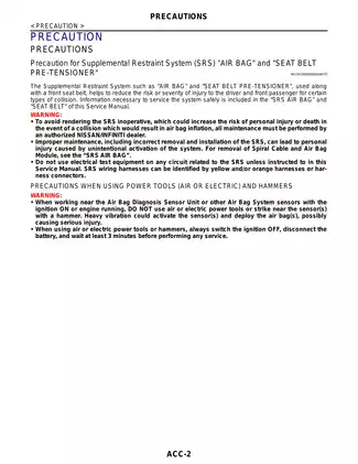 Nissan Brake System Service Manual - Comprehensive Guide for Maintenance and Repair Preview image 2