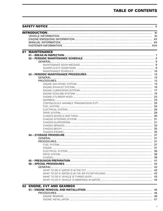 2013 Can-Am Outlander 500, 650, 800R, 1000, Renegade 500 800R 1000 ATV shop manual Preview image 4