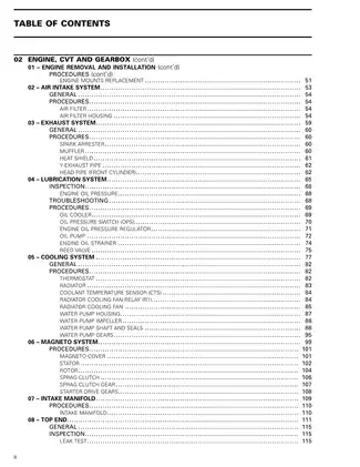 2013 Can-Am Outlander 500, 650, 800R, 1000, Renegade 500 800R 1000 ATV shop manual Preview image 5