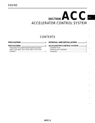 Nissan/Infinity Body Control Module (BCM) Repair Manual