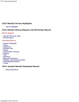 2014 Mazda3 Service & Repair Manual – preview page 1