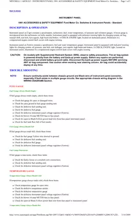 Comprehensive Ford Festiva & Capri Service Manual (1991-1992) - Repair & Troubleshooting Guide