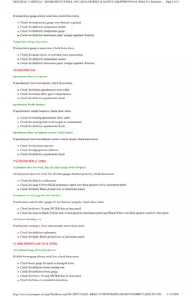 Comprehensive Ford Festiva & Capri Service Manual (1991-1992) - Repair & Troubleshooting Guide Preview image 2