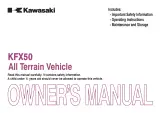 2012 Kawasaki KFX50 ATV Owner's Manual PDF (P/N 99987-1764) – preview page 1